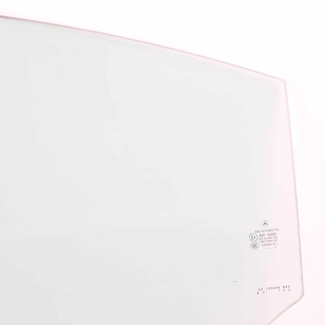 W218 Side Window Rear Door Left N/S Glass Glazing AS2 to Mercedes CLS with Part number A2187350500 Mercedes CLS W218 Side Window Rear Door Left N/S Glass Glazing AS2 - SKU A2187350500 - Part number A2187350500