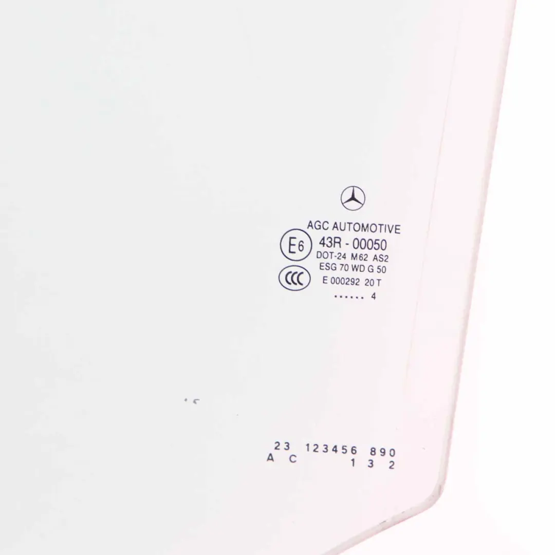Mercedes CLS W218 Side Window Rear Door Left N/S Glass Glazing AS2 - SKU A2187350500 - Part number A2187350500