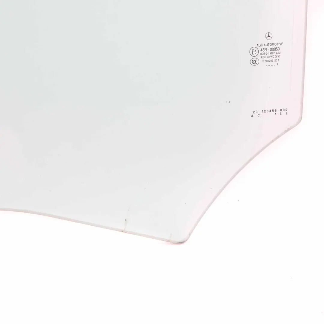 W218 Side Window Rear Door Left N/S Glass Glazing AS2 to Mercedes CLS with Part number A2187350500 Mercedes CLS W218 Side Window Rear Door Left N/S Glass Glazing AS2 - SKU A2187350500 - Part number A2187350500