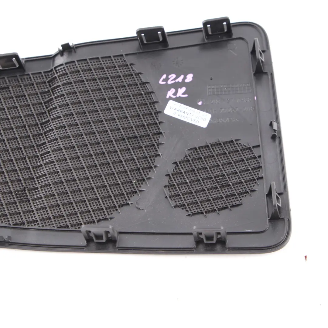 Mercedes CLS W218 Speaker Cover Door Card Trim Black Rear Right O/S - SKU A2187370488 - Part number A2187370488