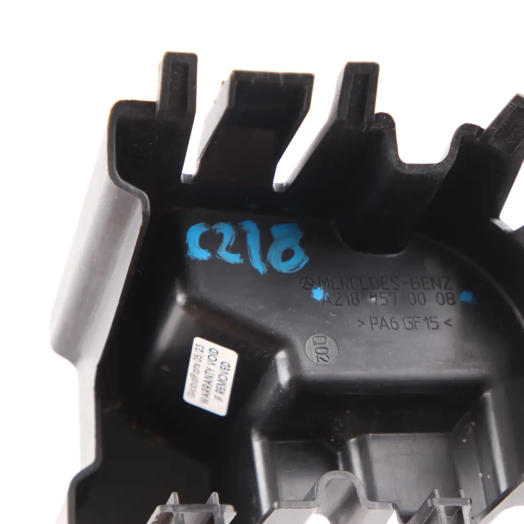 W218 Trunk Lid Tailgate Latch Lock Cover Trim Housing to Mercedes CLS with Part number A2187570008 Mercedes CLS W218 Trunk Lid Tailgate Latch Lock Cover Trim Housing - SKU A2187570008 - Part number A2187570008