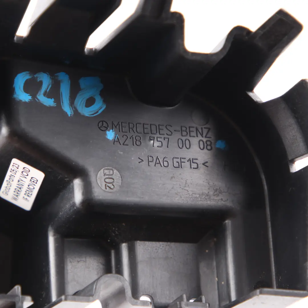 W218 Trunk Lid Tailgate Latch Lock Cover Trim Housing to Mercedes CLS with Part number A2187570008 Mercedes CLS W218 Trunk Lid Tailgate Latch Lock Cover Trim Housing - SKU A2187570008 - Part number A2187570008