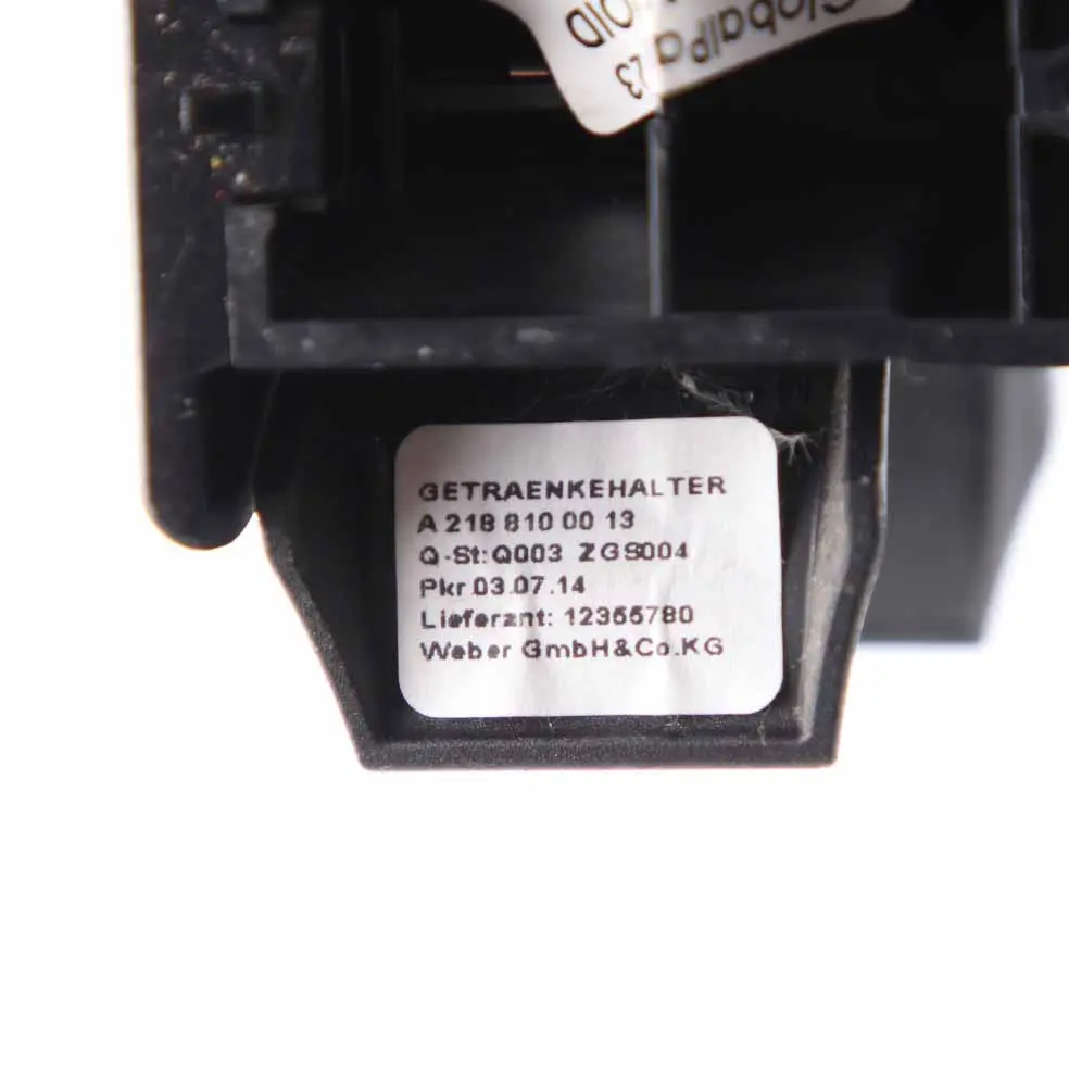 W218 Centre Console Cup Holder Divider Beverage Trim to Mercedes CLS with Part number A2188100013 Mercedes CLS W218 Centre Console Cup Holder Divider Beverage Trim - SKU A2188100013 - Part number A2188100013