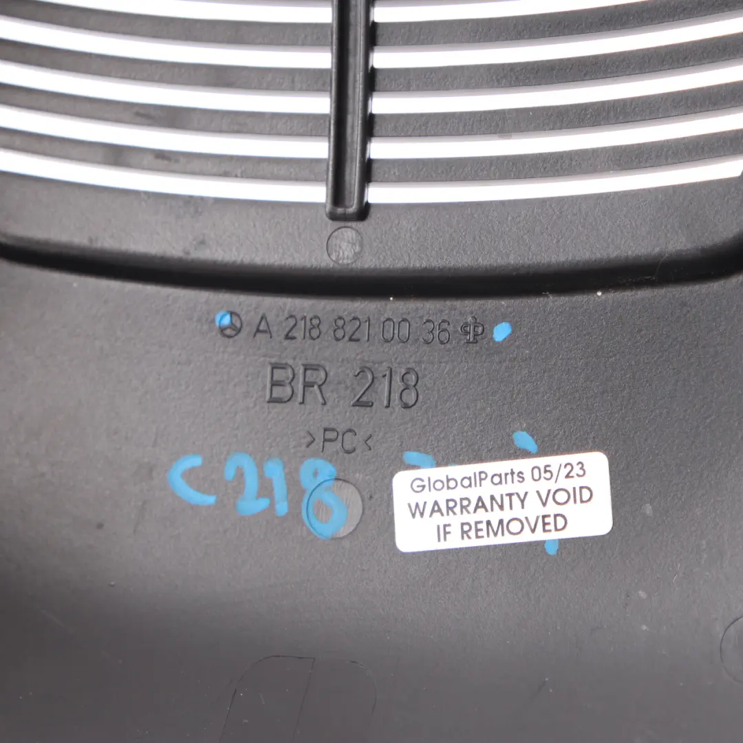 Mercedes CLS W218 Cubierta Espejo Retrovisor Interior Negro - SKU A2188210036 - Número de pieza A2188210036