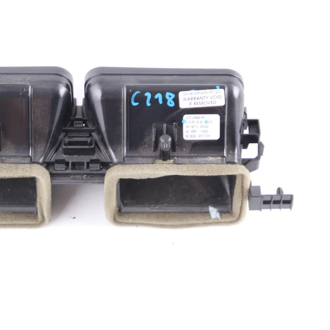 Air Vent Mercedes W218 Center Dash Dashboard Trim Fresh Air Vent - SKU A2188310000 - Part number A2188310000