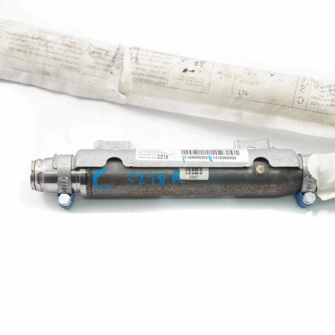 W218 Airbag cabeza Cortina techo Derecho Air Bag Módulo para Mercedes CLS con número de pieza A2188600202 Mercedes CLS W218 Airbag cabeza Cortina techo Derecho Air Bag Módulo - SKU A2188600202 - Número de pieza A2188600202