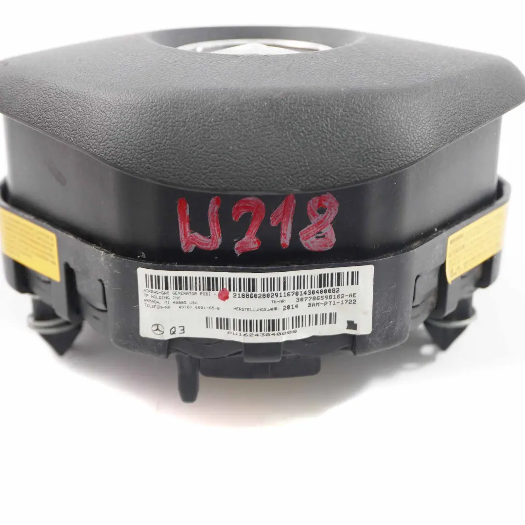Air Bag Mercedes W212 W218 Steering Wheel Driver's Side Module Unit - SKU A2188602802 - Part number A2188602802