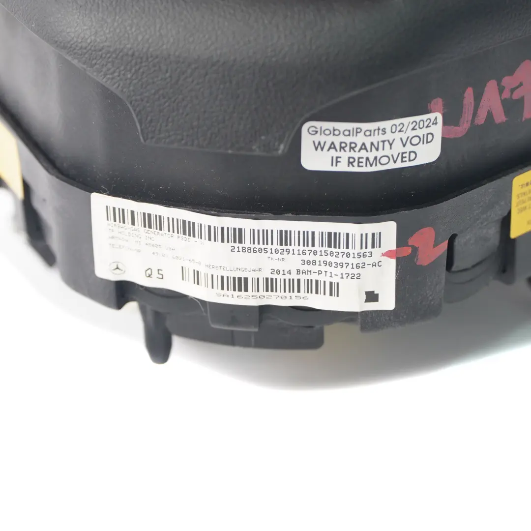 Mercedes W176 Module d'air Unité volant côté conducteur ENDOMMAGÉE - SKU A2188605102-2 - Numéro de pièce A2188605102