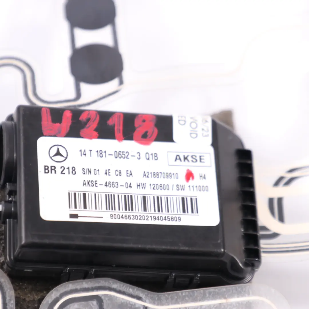 Mercedes W218 Sensor Estera Asiento Ocupación Reconocimiento - SKU A2188709910 - Número de pieza A2188709910