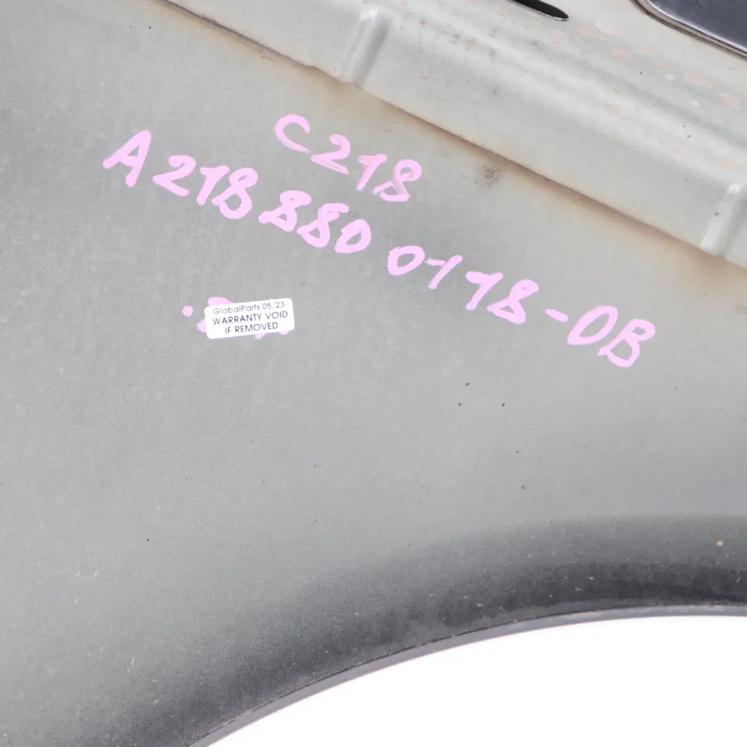 Mercedes W218 Side Wing Panel Front Left N/S Fender Obsidian Black - 197 - SKU A2188800118-OB - Part number A2188800118