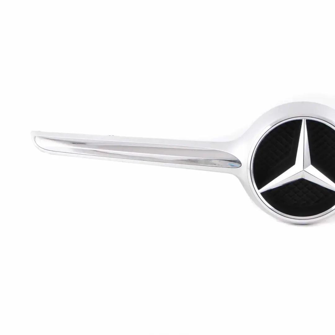 W218 Front Hood Radiator Bumper Grille Cover Trim Chrom to Mercedes CLS with Part number A2188851022 Mercedes CLS W218 Front Hood Radiator Bumper Grille Cover Trim Chrom - SKU A2188851022 - Part number A2188851022