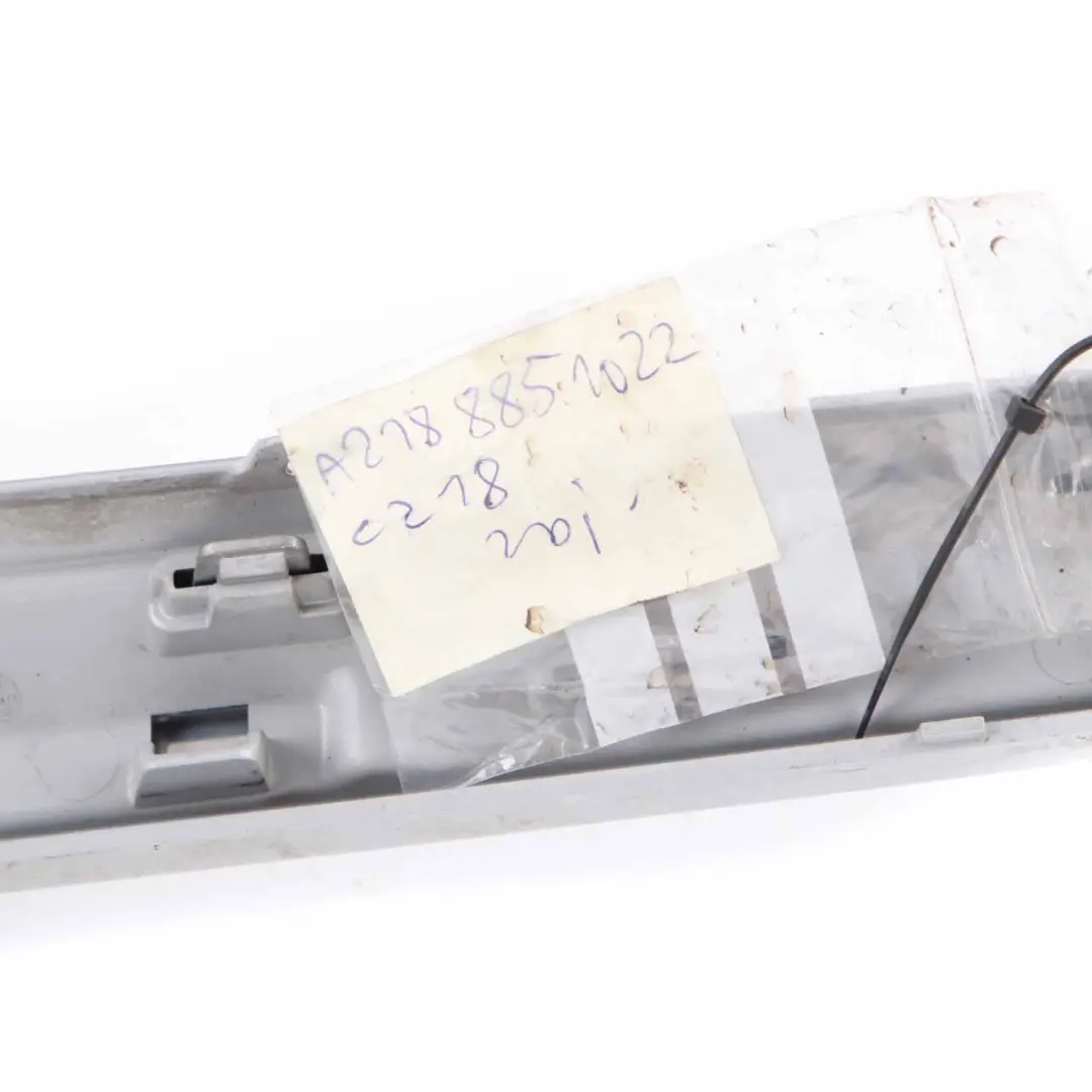 W218 Front Hood Radiator Bumper Grille Cover Trim Chrom to Mercedes CLS with Part number A2188851022 Mercedes CLS W218 Front Hood Radiator Bumper Grille Cover Trim Chrom - SKU A2188851022 - Part number A2188851022