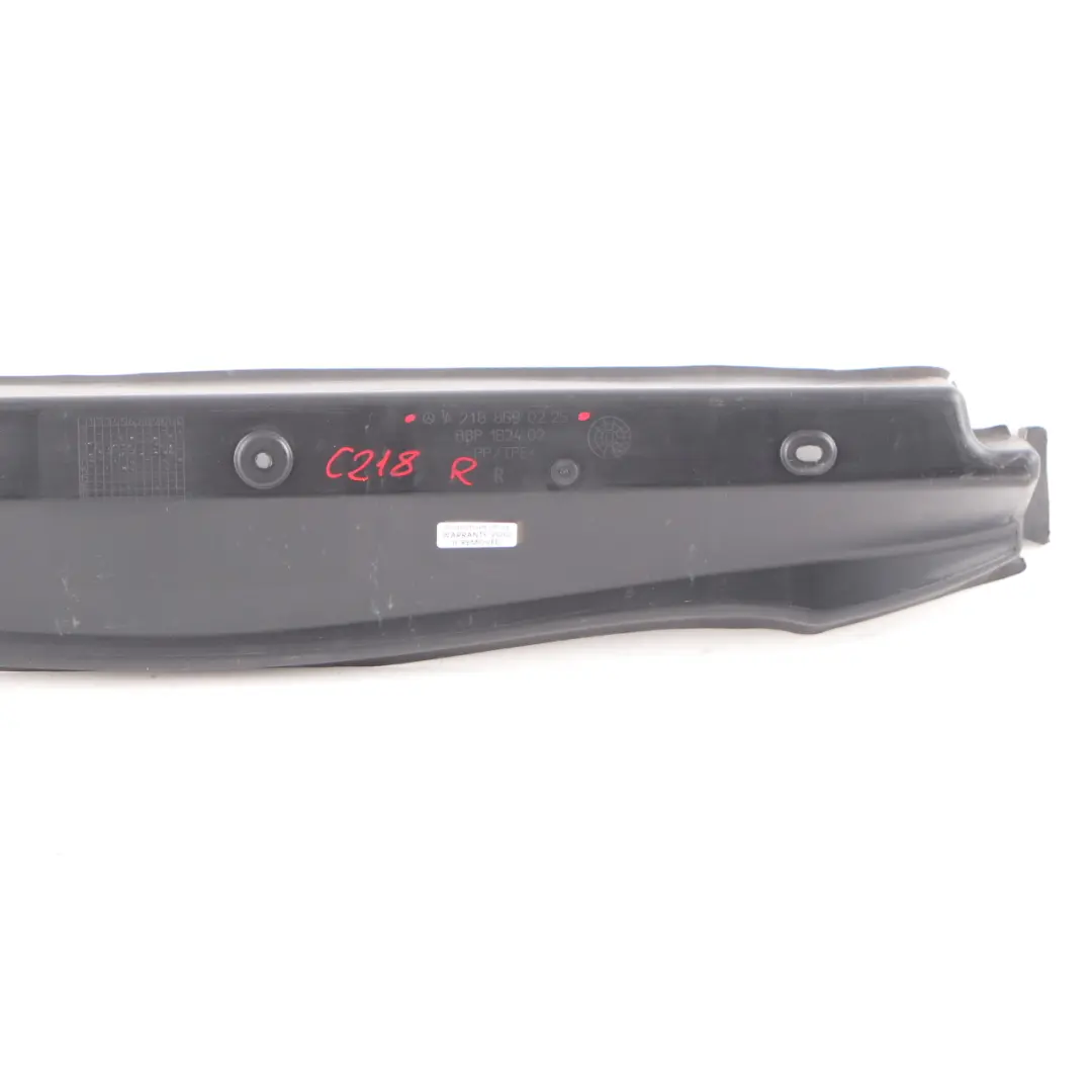 Mercedes CLS W218 Fender Seal Trim Panel Cover Front Right O/S - SKU A2188890225 - Part number A2188890225