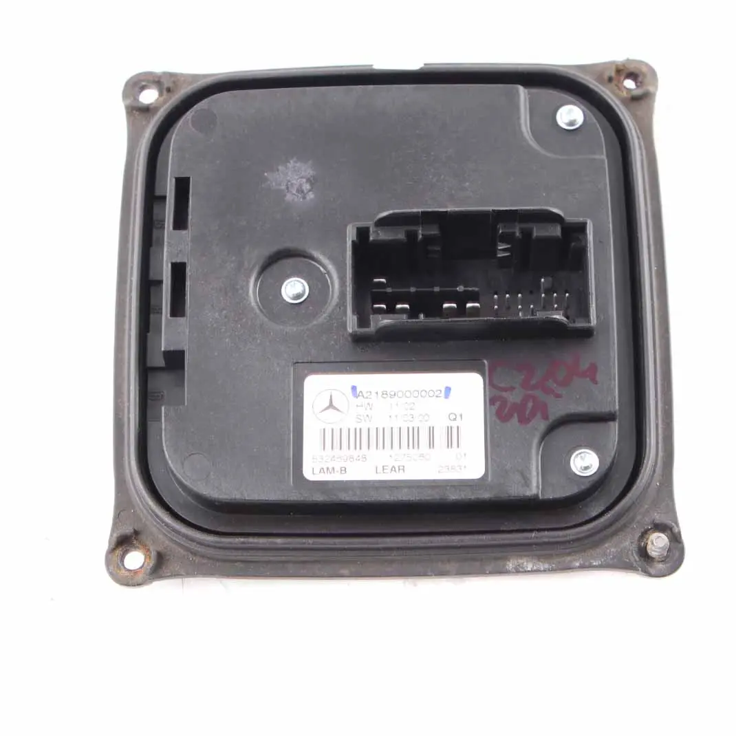 W218 Moduł Świateł Przetwornica LED do Mercedes W204 CLS o numerze A2189000002 Mercedes W204 CLS W218 Moduł Świateł Przetwornica LED - SKU A2189000002 - Numer Części A2189000002