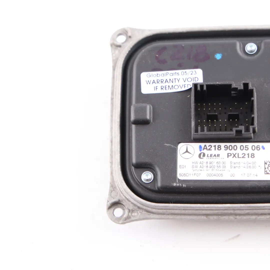 W218 Headlight Module Front Left Right N/O/S LED Unit to Mercedes CLS with Part number A2189000506 Mercedes CLS W218 Headlight Module Front Left Right N/O/S LED Unit - SKU A2189000506 - Part number A2189000506