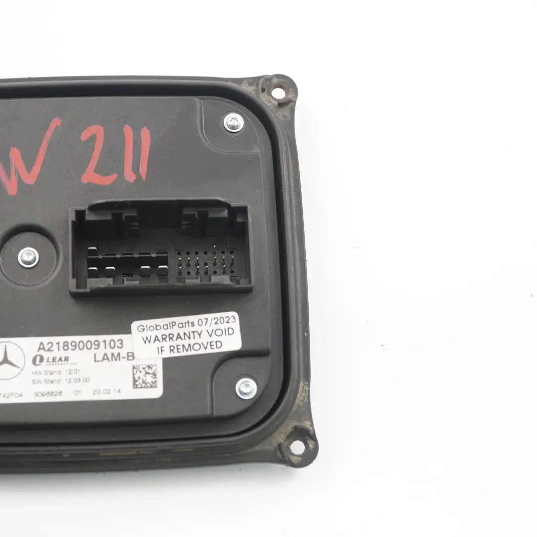  Scheinwerfermodul Mercedes W204 C218 W246 Vorderseite ballast - SKU A2189009103 - Teilenummer A2189009103
