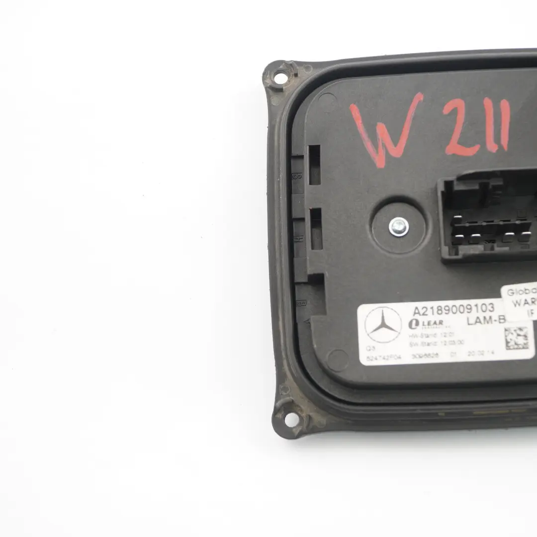  Headlight Module Mercedes W204 C218 W246 Front Ballast Control Unit - SKU A2189009103 - Part number A2189009103