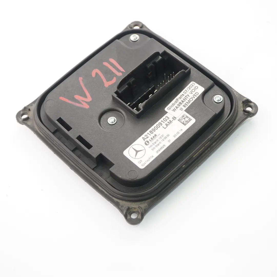 Module Phares Mercedes W204 C218 W246 Unité contrôle ballasts avant pour à propos du numéro de pièce A2189009103 Module Phares Mercedes W204 C218 W246 Unité contrôle ballasts avant - SKU A2189009103 - Numéro de pièce A2189009103