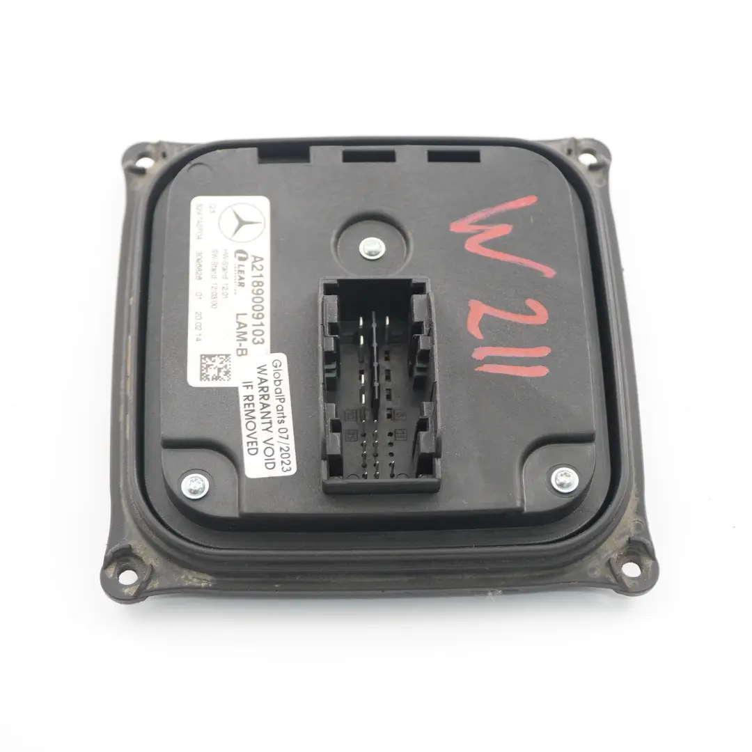 Module Phares Mercedes W204 C218 W246 Unité contrôle ballasts avant pour à propos du numéro de pièce A2189009103 Module Phares Mercedes W204 C218 W246 Unité contrôle ballasts avant - SKU A2189009103 - Numéro de pièce A2189009103