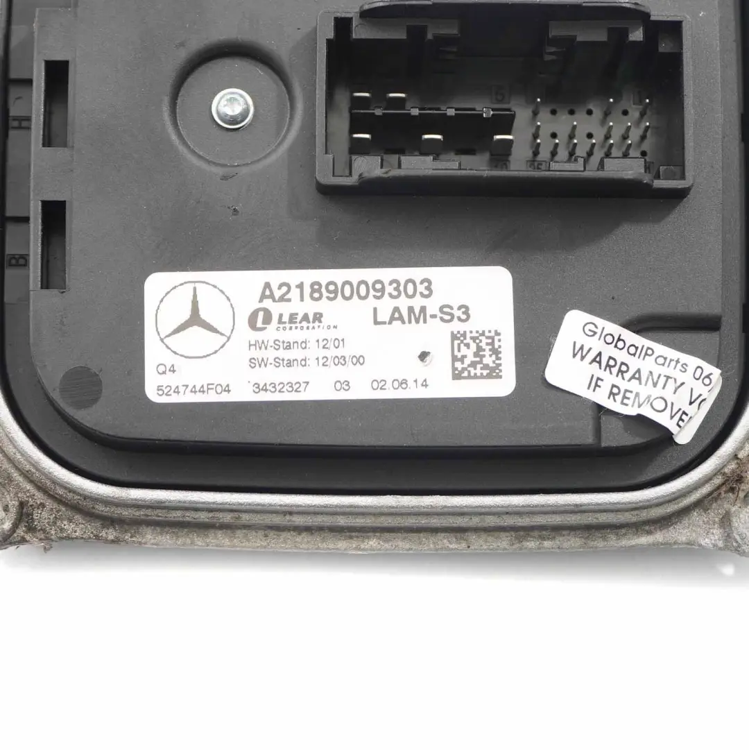 W156 W176 Scheinwerfer Modul Steuergerät LED Vorne für Mercedes mit Teilenummer A2189009303 Mercedes W156 W176 Scheinwerfer Modul Steuergerät LED Vorne - SKU A2189009303 - Teilenummer A2189009303