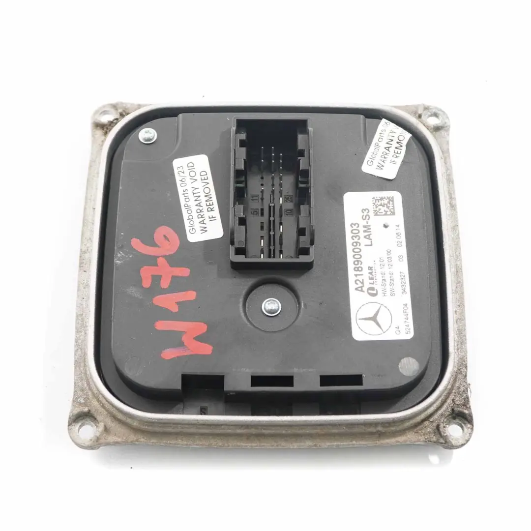 W156 W176 Modulo Fari Zavorra Unità Controllo LED Anteriore per Mercedes con numero di parte A2189009303 Mercedes W156 W176 Modulo Fari Zavorra Unità Controllo LED Anteriore - SKU A2189009303 - Numero di parte A2189009303