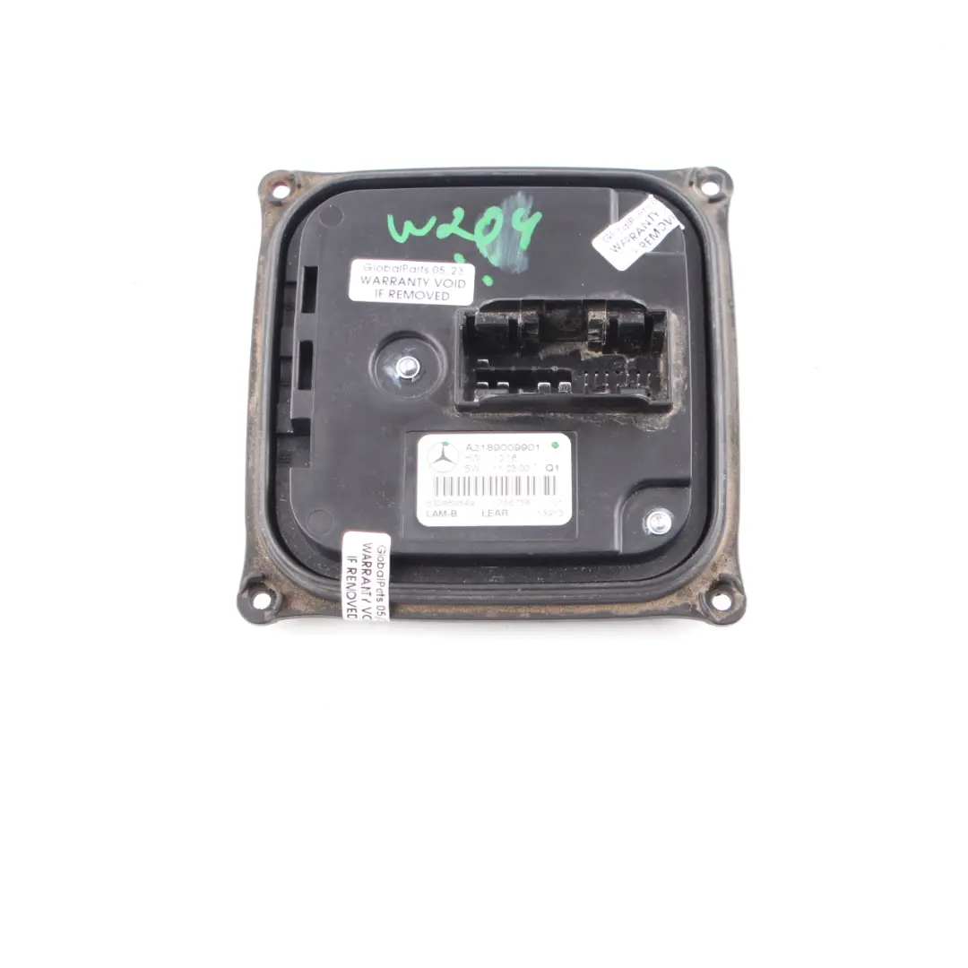 Mercedes W204 LED Unidad control nivel de los faros Módulo balasto - SKU A2189009901 - Número de pieza A2189009901