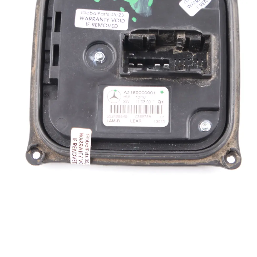 LED Headlight Level Control Unit Ballast Module Mercedes W204 - SKU A2189009901 - Part number A2189009901