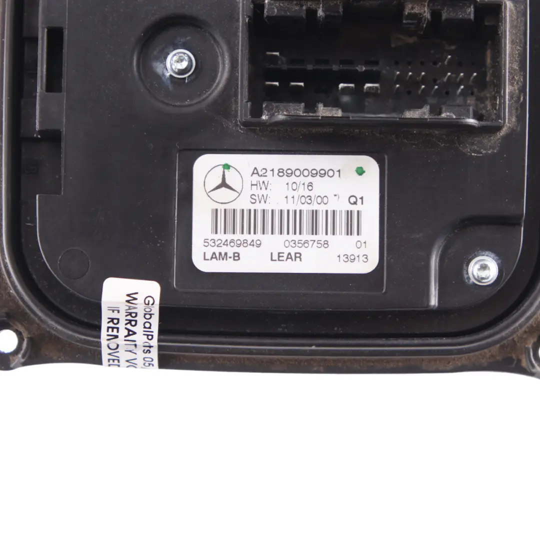 LED Headlight Level Control Unit Ballast Module Mercedes W204 - SKU A2189009901 - Part number A2189009901