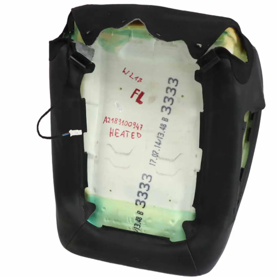 W218 Seat Backrest Front Left N/S Back Rest Cover Heating Memory to Mercedes with Part number A2189100947 Mercedes W218 Seat Backrest Front Left N/S Back Rest Cover Heating Memory - SKU A2189100947 - Part number A2189100947