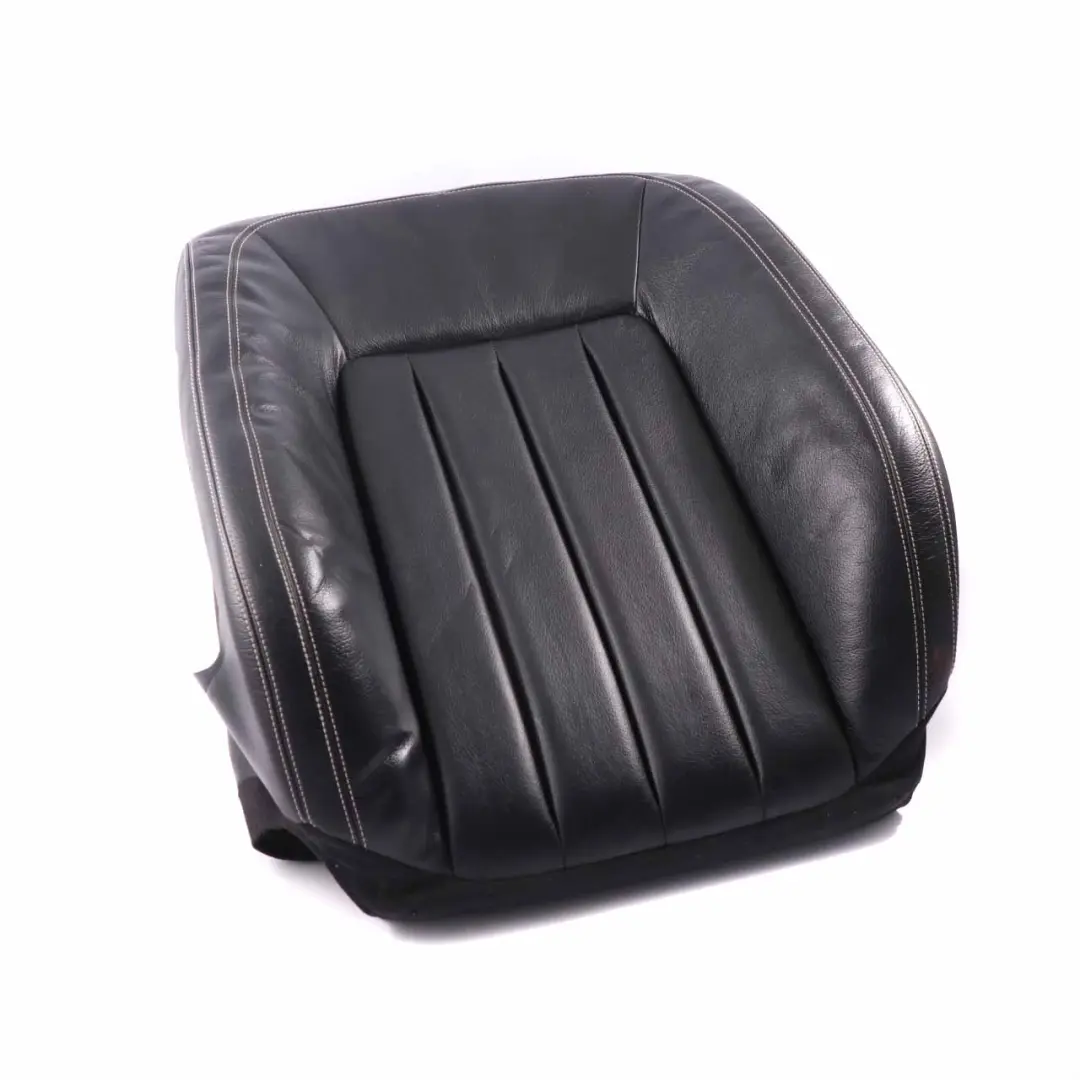 Mercedes W218 Couvre-dossier de siège avant droit Couvre-dossier cuir noir - SKU A2189101047 - Numéro de pièce A2189101047