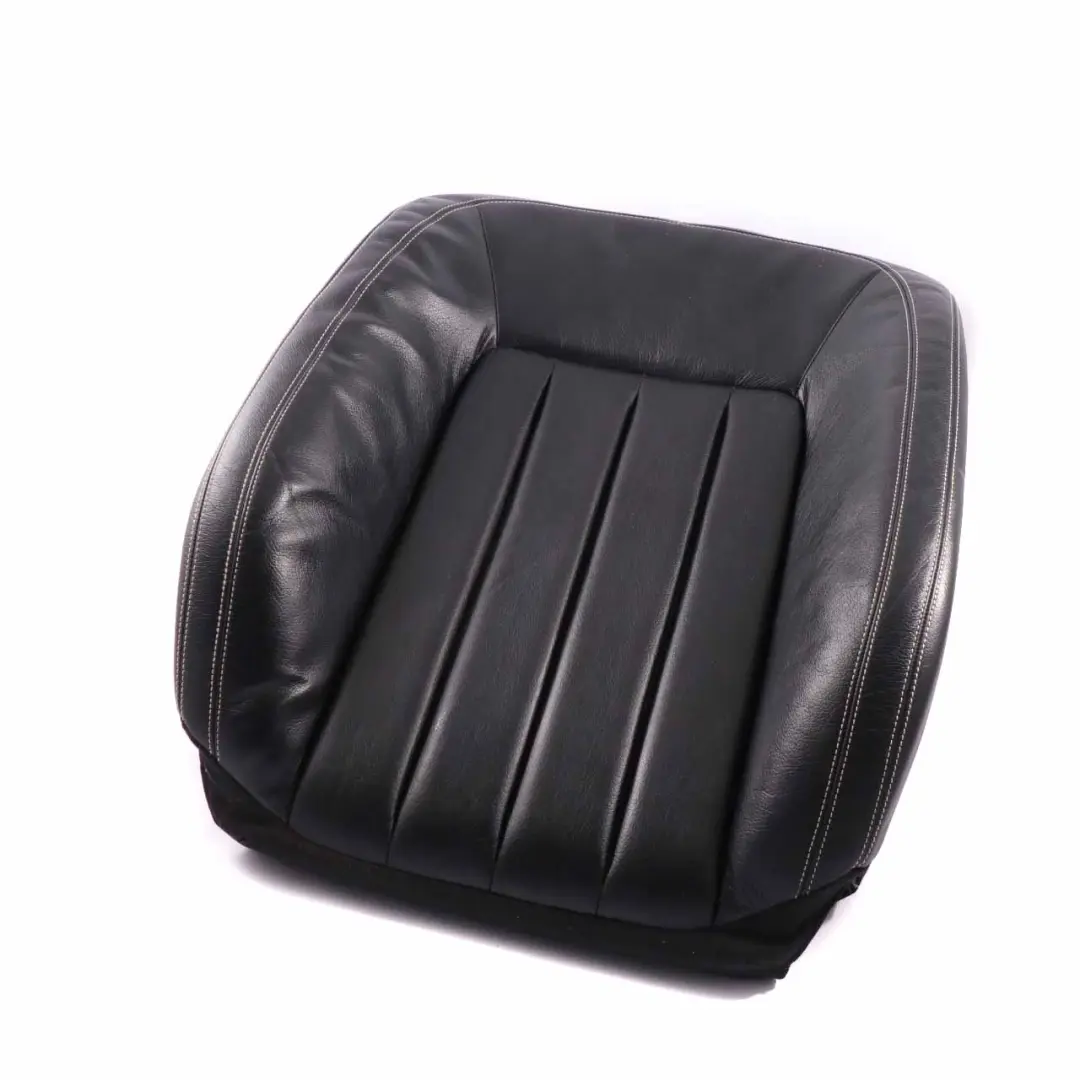Mercedes W218 Couvre-dossier de siège avant droit Couvre-dossier cuir noir - SKU A2189101047 - Numéro de pièce A2189101047