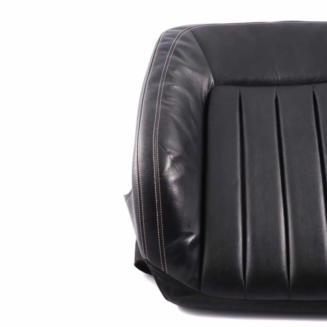 Mercedes W218 Seat Backrest Cover Front Right O/S Back Covering Black Leather - SKU A2189101047 - Part number A2189101047