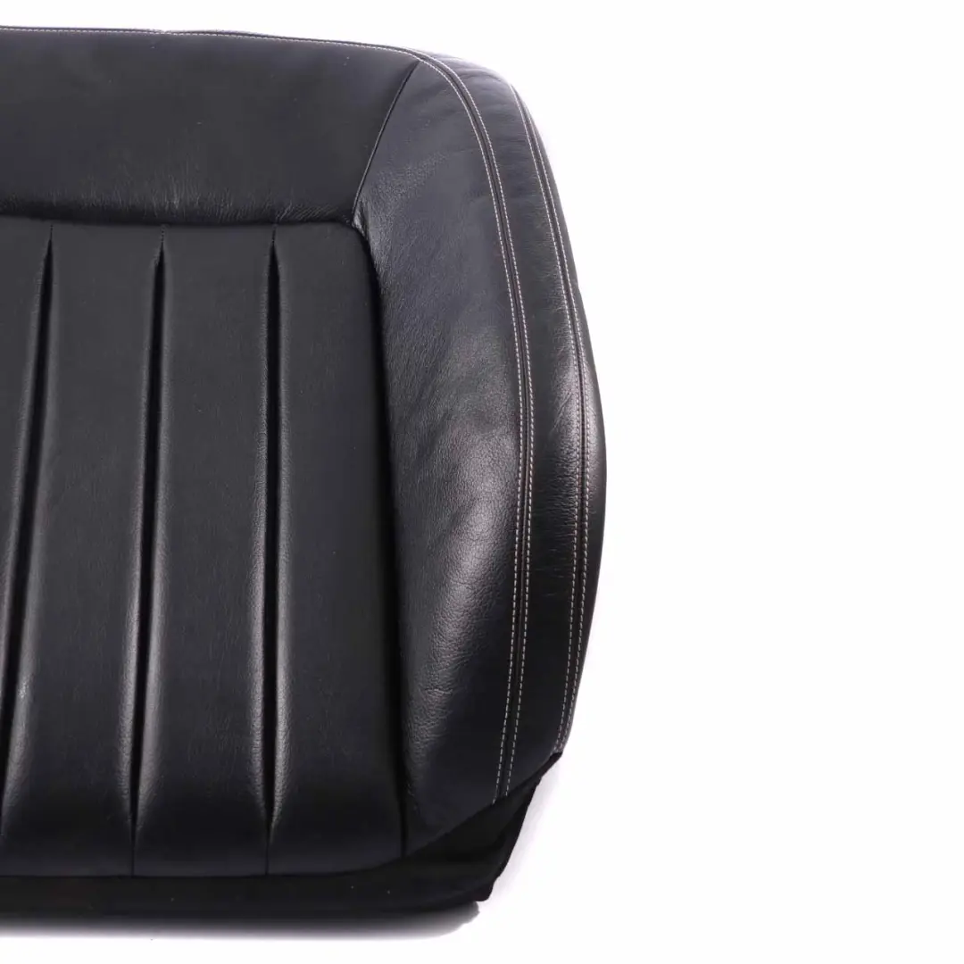 Mercedes W218 Couvre-dossier de siège avant droit Couvre-dossier cuir noir - SKU A2189101047 - Numéro de pièce A2189101047