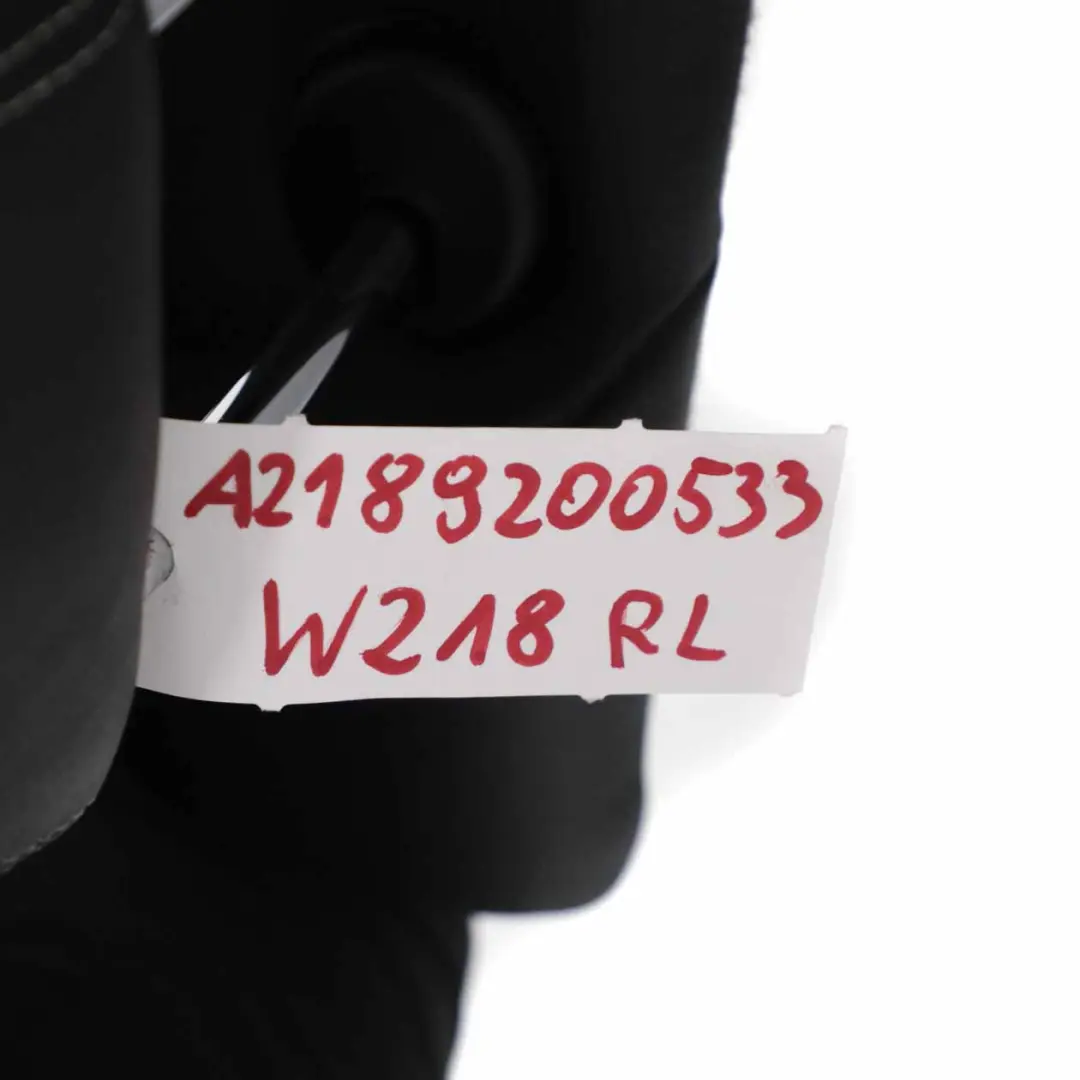  Respaldo Asiento Mercedes W218 Trasero Izquierdo Funda Respaldo Cuero Negro - SKU A2189200533 - Número de pieza A2189200533