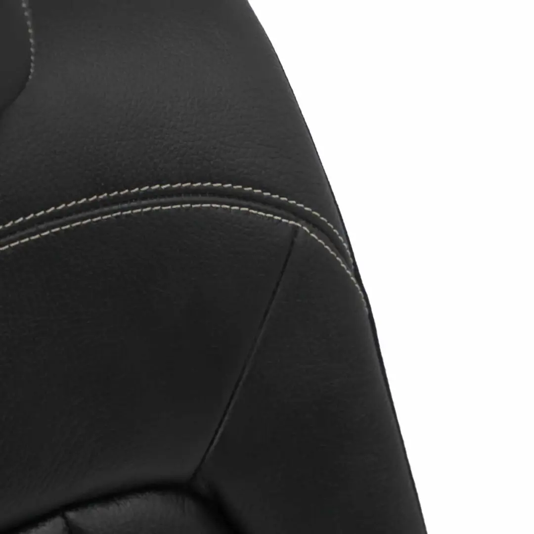  Dossier de siège Mercedes W218 arrière gauche Couverture arrière en cuir noir - SKU A2189200533 - Numéro de pièce A2189200533
