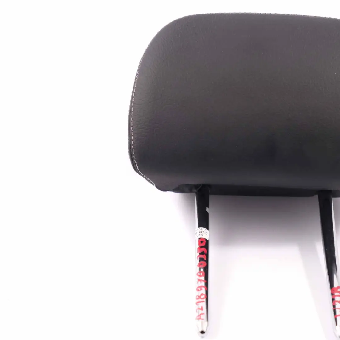 Mercedes W218 Seat Headrest Rear Left Right N/O/S CLS Black Leather - SKU A2189700250 - Part number A2189700250