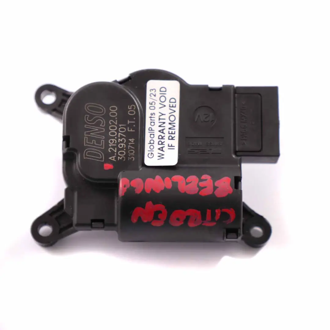 Citroen Berlingo Peugeot Partner Actuador motor aleta calentador aire para con número de pieza A21900200 Citroen Berlingo Peugeot Partner Actuador motor aleta calentador aire - SKU A21900200 - Número de pieza A21900200