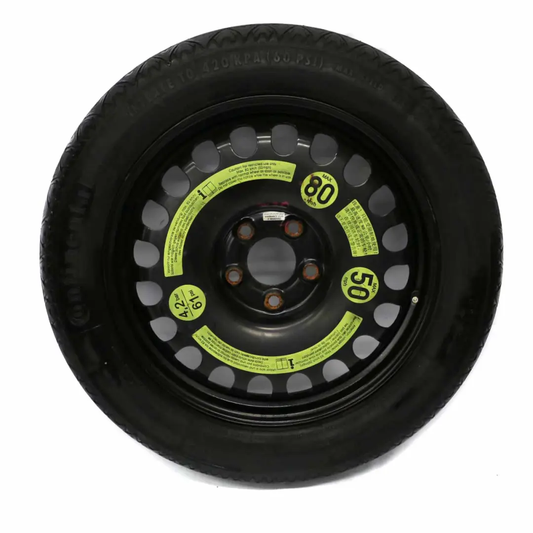 Mercedes W211 S211 W212 Compact Spare Wheel Steel R17 Tyre 155/70 - SKU A2194000002-1 - Part number A2194000002