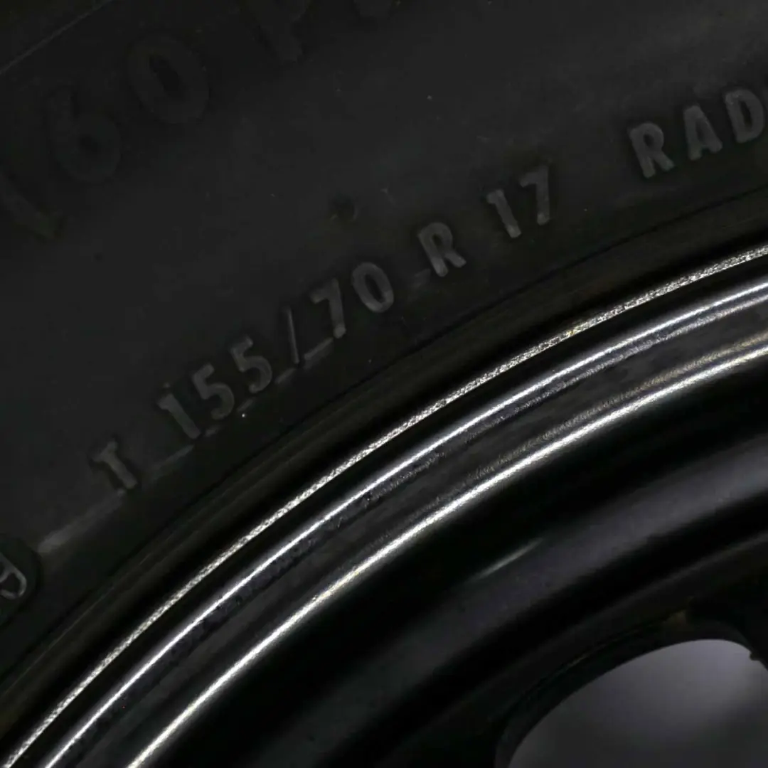 Spare Wheel Steel R17 Tyre 155/70 to Mercedes W211 S211 W212 Compact with Part number A2194000002 Mercedes W211 S211 W212 Compact Spare Wheel Steel R17 Tyre 155/70 - SKU A2194000002-1 - Part number A2194000002