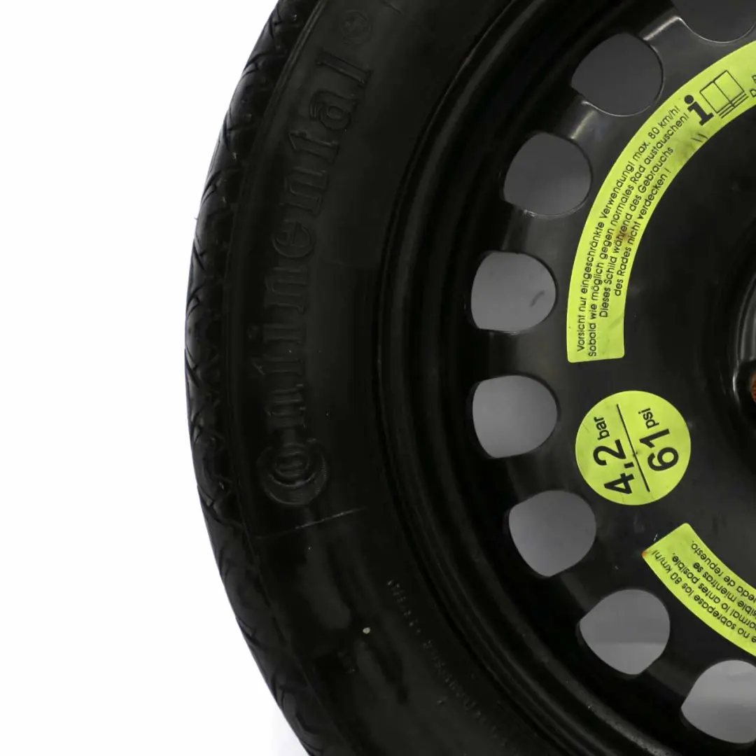 Mercedes W211 S211 W212 Compact Spare Wheel Steel R17 Tyre 155/70 - SKU A2194000002-1 - Part number A2194000002