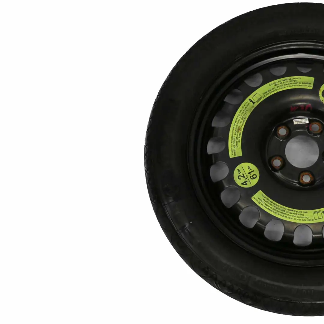 Koło Zapasowe Stalowe R17 Opona 155/70 do Mercedes W211 S211 W212 o numerze A2194000002 Mercedes W211 S211 W212 Koło Zapasowe Stalowe R17 Opona 155/70 - SKU A2194000002-1 - Numer Części A2194000002