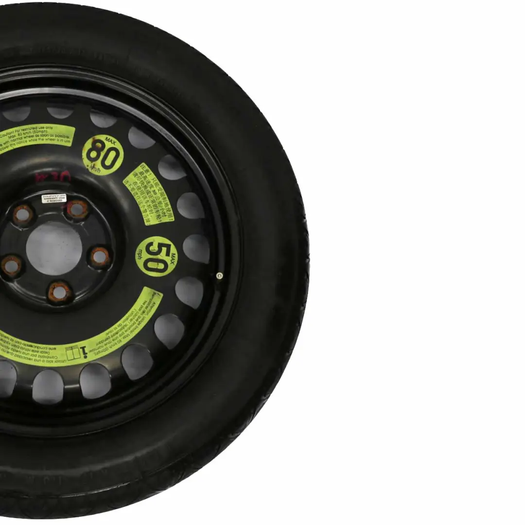 Mercedes W211 S211 W212 Compact Spare Wheel Steel R17 Tyre 155/70 - SKU A2194000002-1 - Part number A2194000002