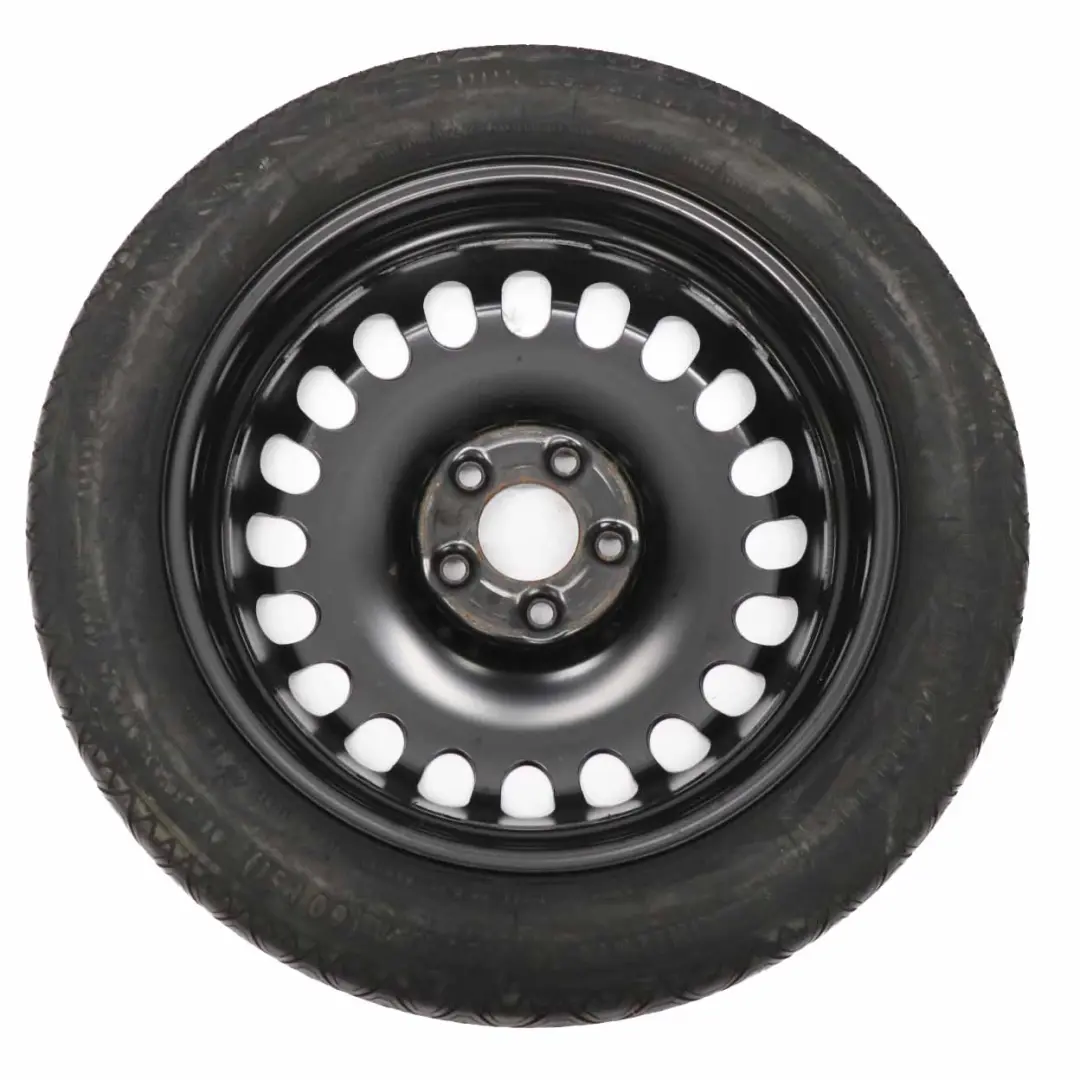 Spare Wheel Steel R17 Tyre 155/70 to Mercedes W211 S211 W212 Compact with Part number A2194000002 Mercedes W211 S211 W212 Compact Spare Wheel Steel R17 Tyre 155/70 - SKU A2194000002-2 - Part number A2194000002