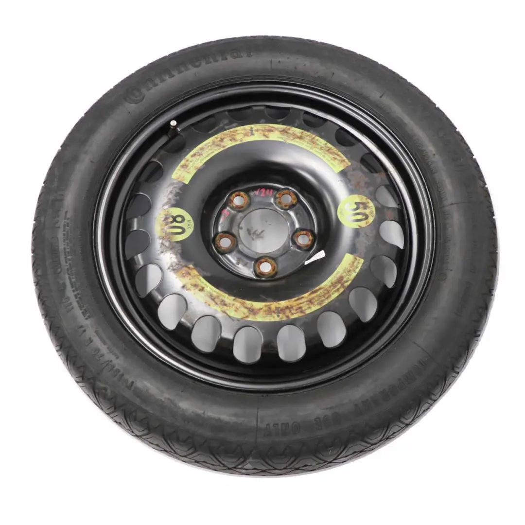 Notrad Felge Reserverad R17 Reifen 155/70 für Mercedes W211 S211 W212 mit Teilenummer A2194000002 Mercedes W211 S211 W212 Notrad Felge Reserverad R17 Reifen 155/70 - SKU A2194000002-2 - Teilenummer A2194000002