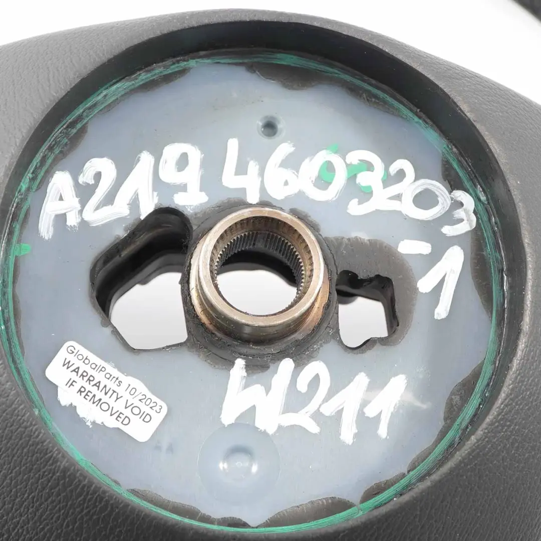 Mercedes W211 NEW Black Leather Steering Wheel Paddle Shift A2194603203 - SKU A2194603203-1 - Part number A2194608203
