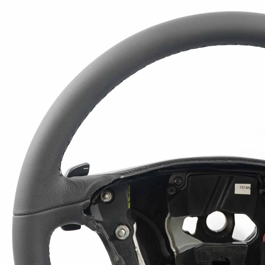 Mercedes W211 Kierownica Nowa Skóra Czarna Łopatki - SKU A2194603203-1 - Numer Części A2194608203