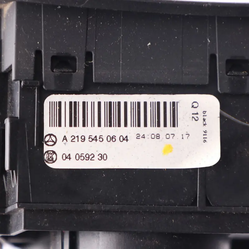 Headlight Fog Light Control Unit Switch Panel to Mercedes C219 with Part number A2195450604 Mercedes C219 Headlight Fog Light Control Unit Switch Panel - SKU A2195450604 - Part number A2195450604