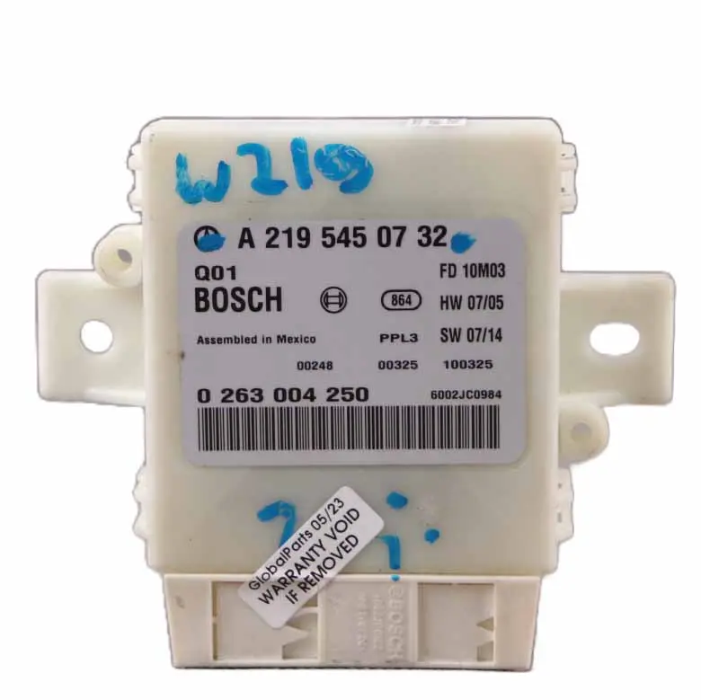 W219 Parksensor PDC Abstandsregeltempomat Modul für Mercedes CLS mit Teilenummer A2195450732 Mercedes CLS W219 Parksensor PDC Abstandsregeltempomat Modul - SKU A2195450732 - Teilenummer A2195450732