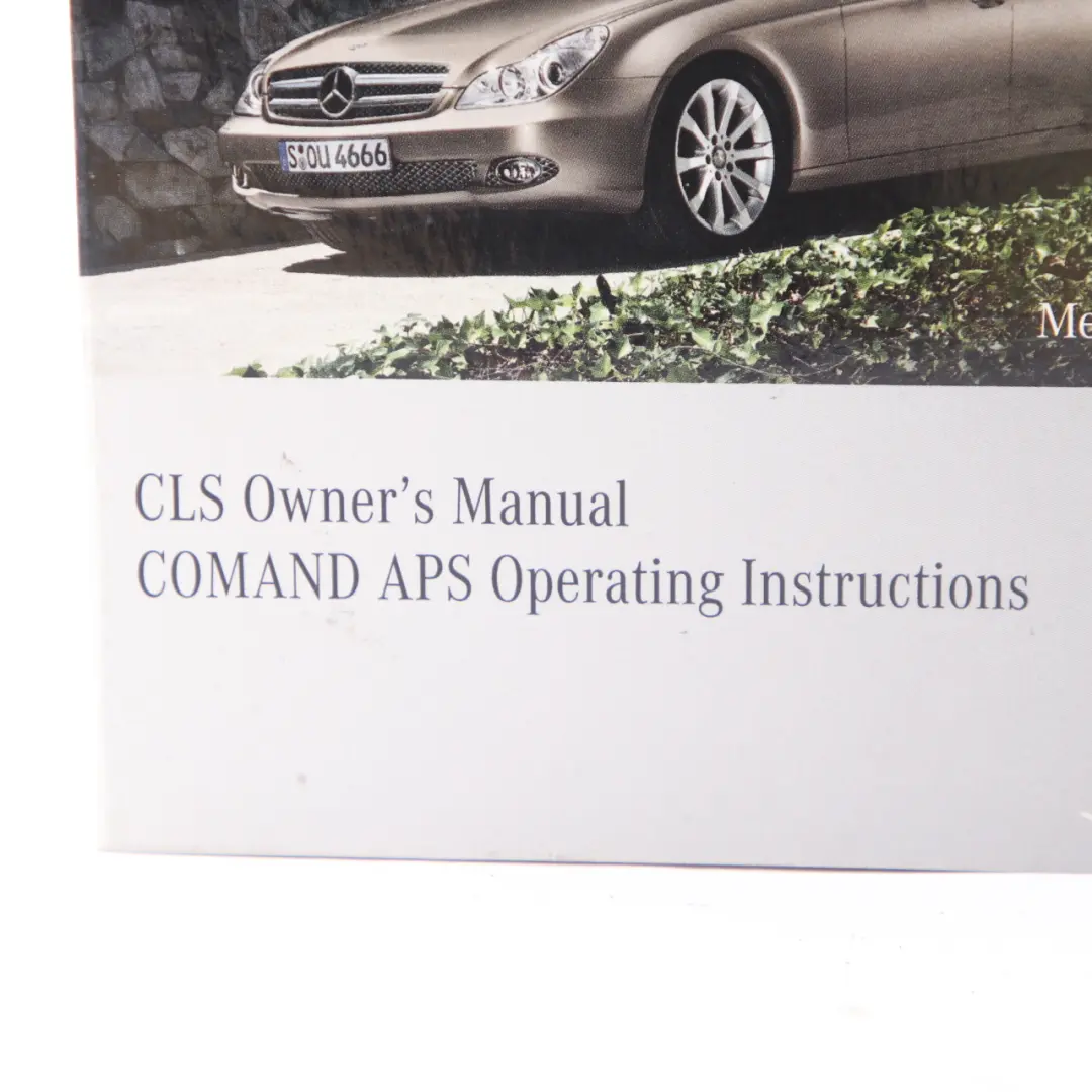 W219 Owner's Manual DVD Disc COMAND APS Navigation Instructions to Mercedes with Part number A2045843783 Mercedes W219 Owner's Manual DVD Disc COMAND APS Navigation Instructions - SKU A2195848783 - Part number A2045843783
