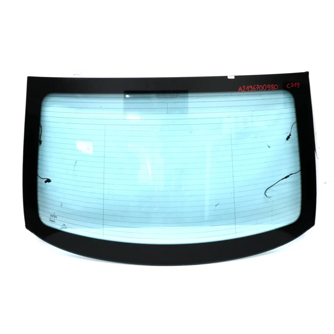 Mercedes CLS W219 Rear Window Glass AS2 Blue Heat Absorbing Glazing - SKU A2196700980 - Part number A2196700980